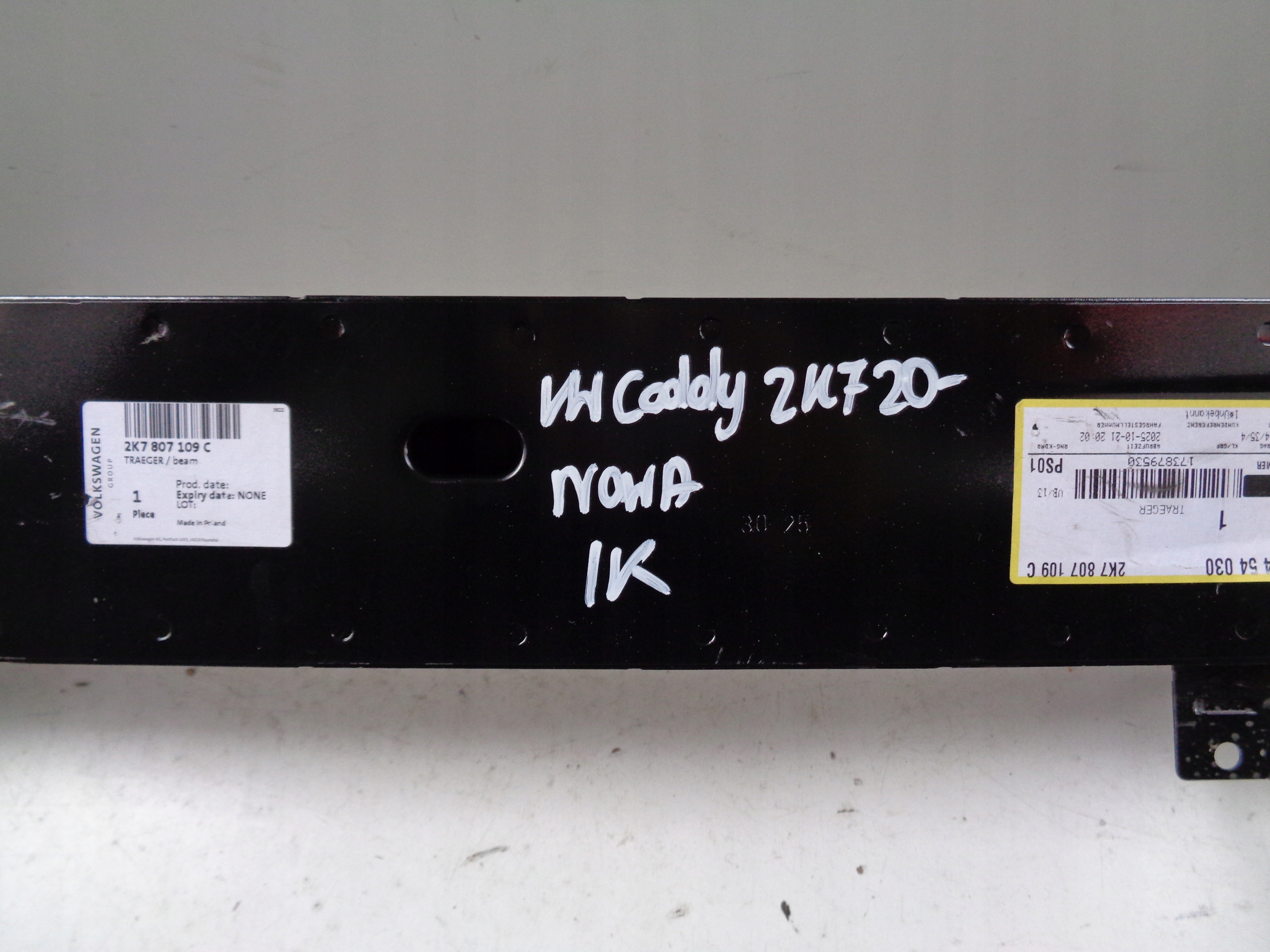 NO-WE-- pillar bumper support front VW CADDY 2K7 20