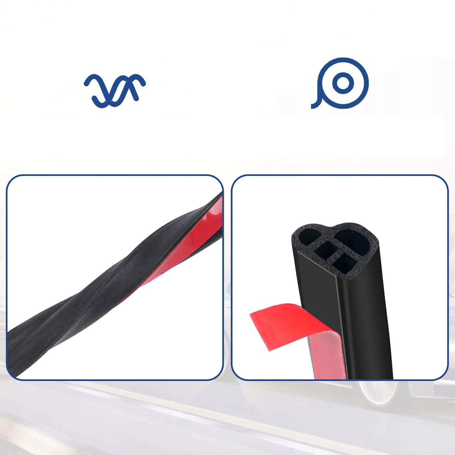 16 M USZCZELKA DO DRZWI SAMOCHODOWYCH USZCZELKA GUMOWA USZCZELKA DO DRZWI Typ samochodu Samochody osobowe