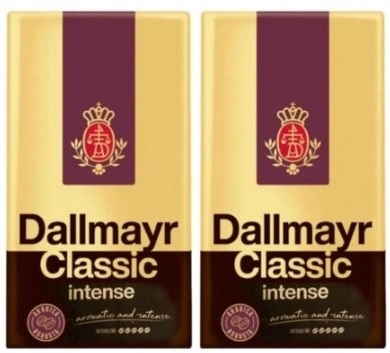 Levně Dallmayr Classic Intense mletá káva Arabica 2 x 500 g