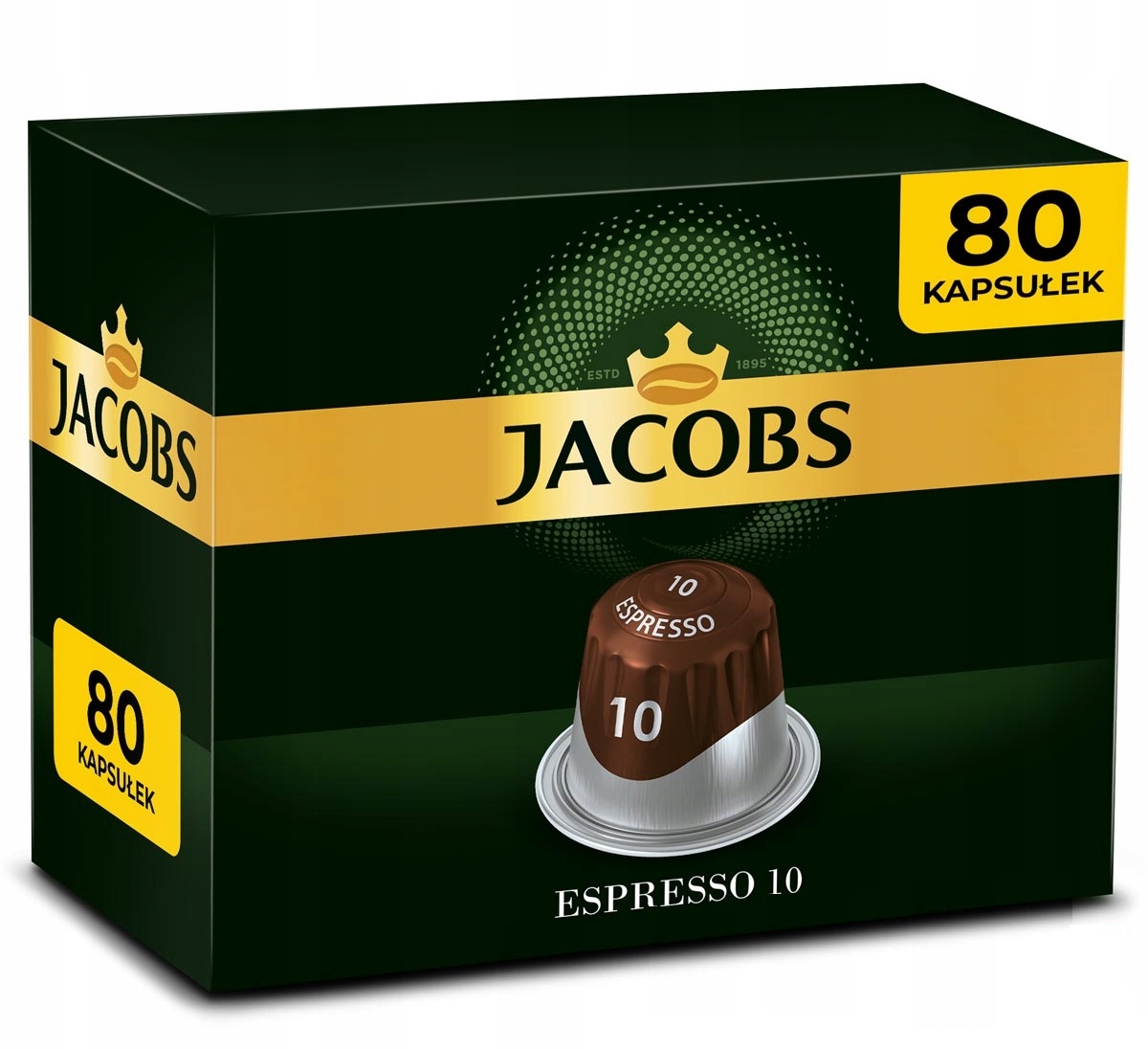 Kapsułki do Nespresso Jacobs Espresso 10 Intenso 80 szt.