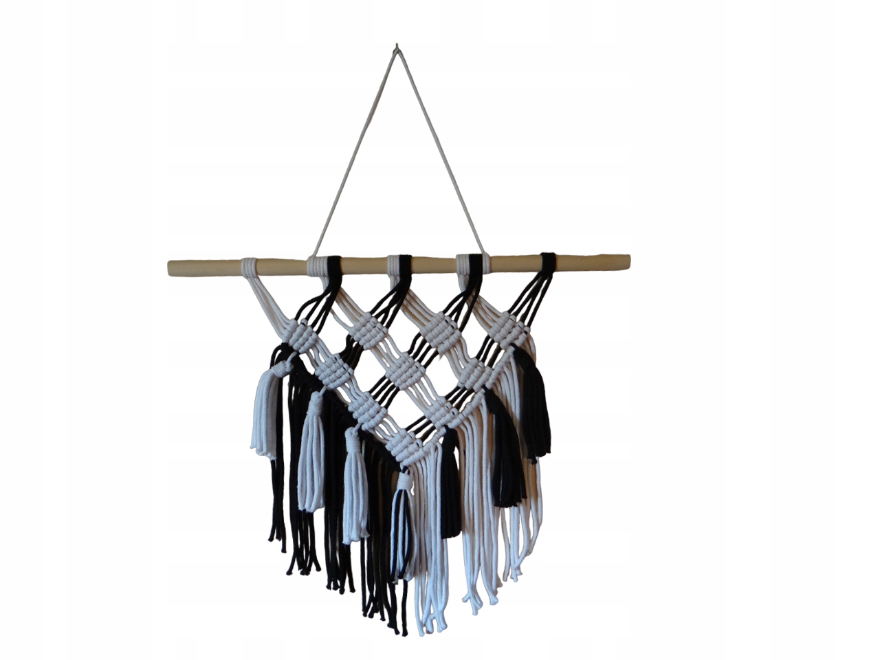 Makrama závěsná dekorace na zeď Boho M017