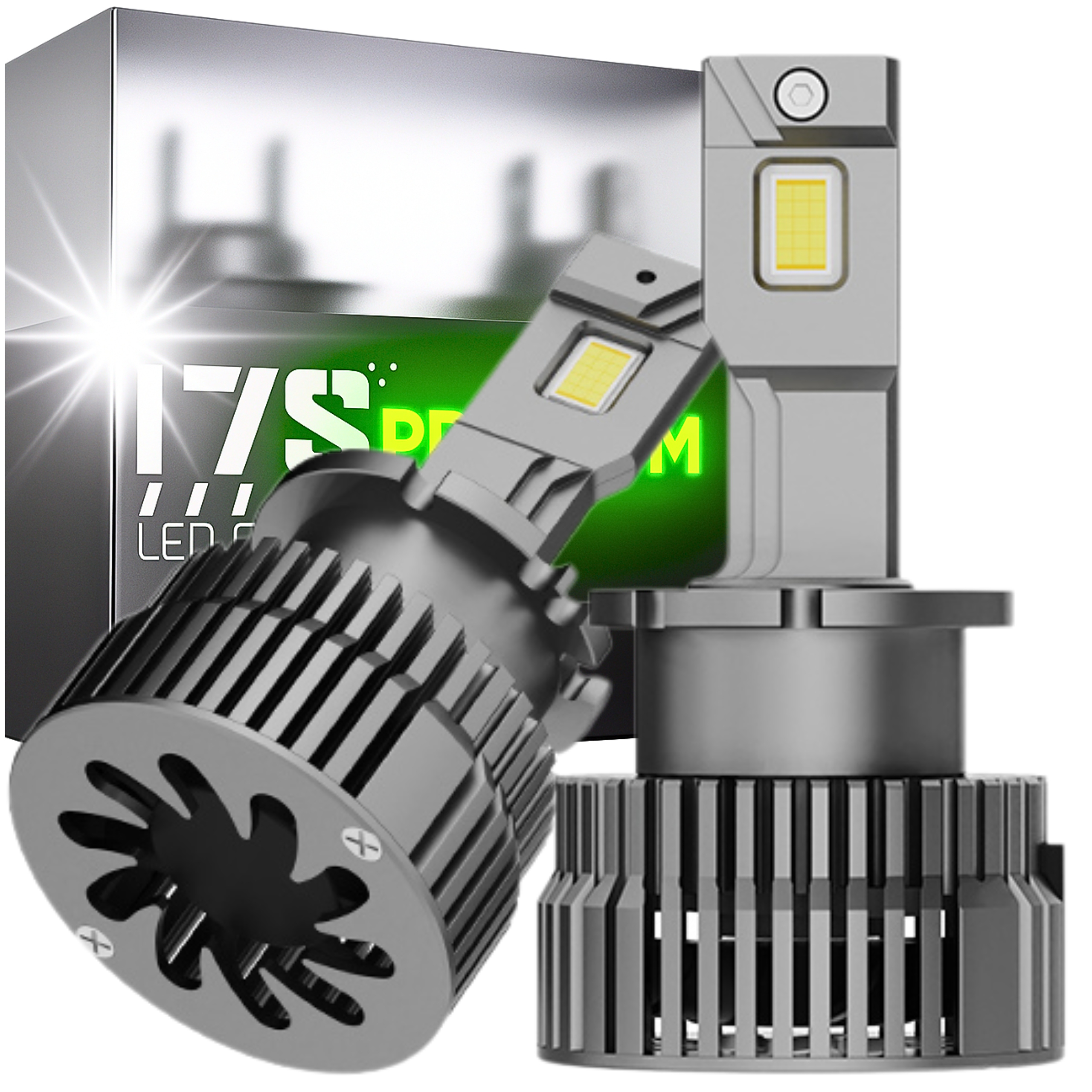 Led Žárovky D2S Canbus Hořák Xenonová Žárovka Homologace Silné Bílé Světlo