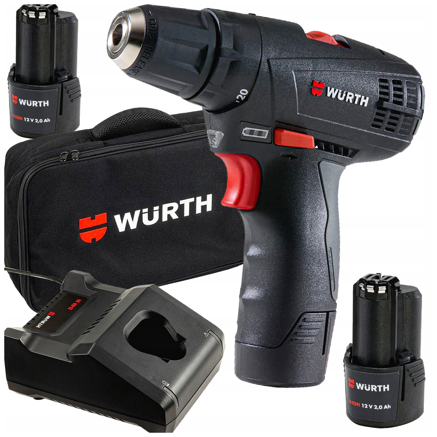 Akumulatorová Aku Vrtačka Šroubovák Bs 12-A Wurth