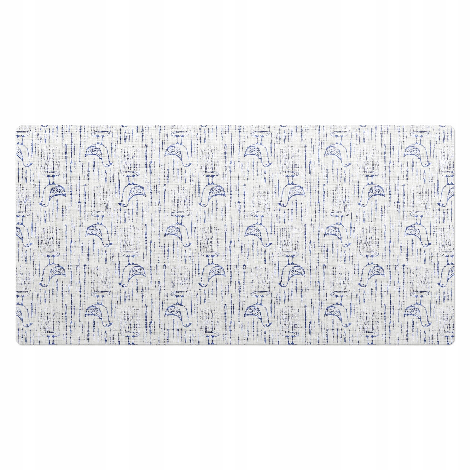 Moderní vinylová podložka pod klávesnici Ptáci v dešťových kapkách 100 x 50 cm