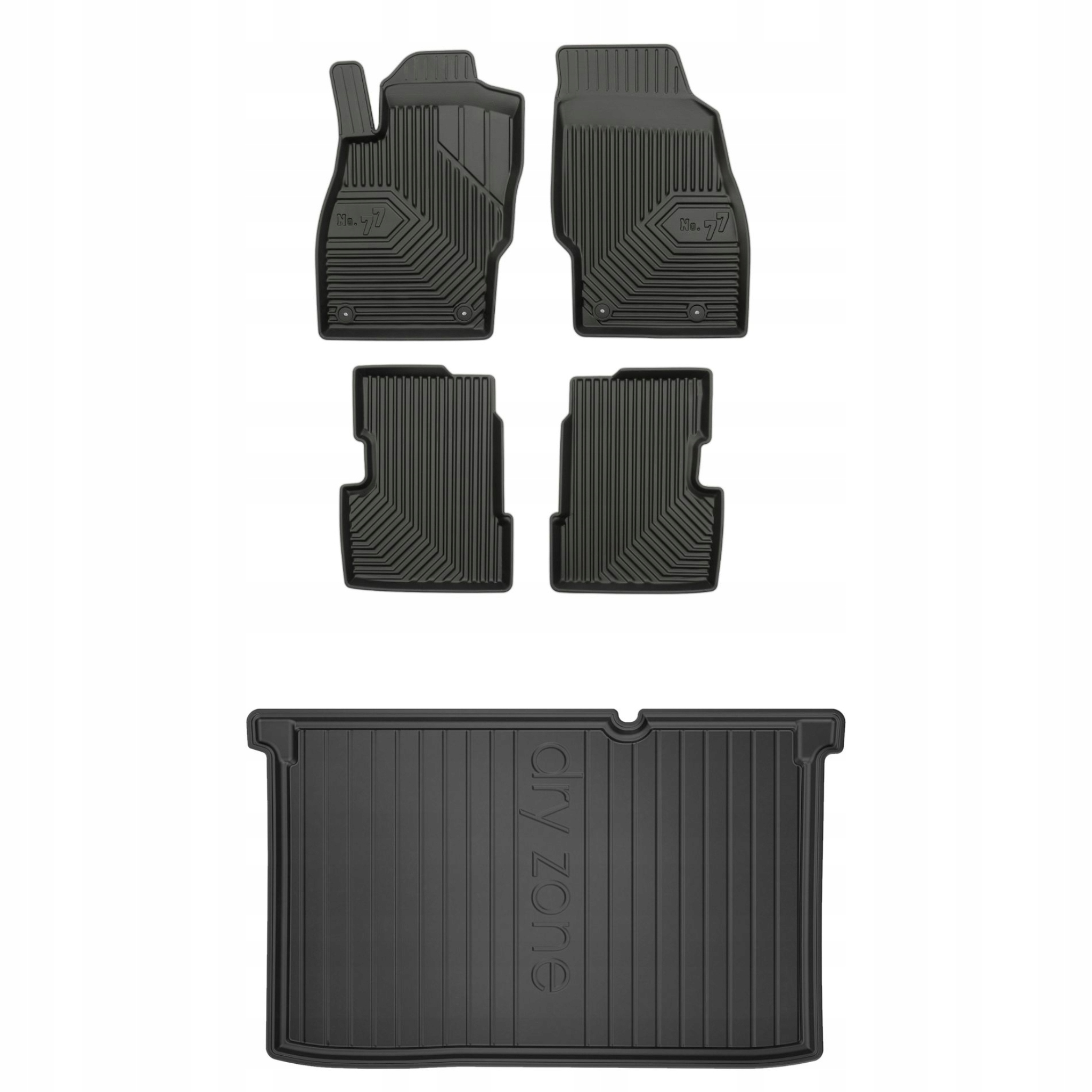 Sada gumových kobercov a rohoží pre Opel Corsa D