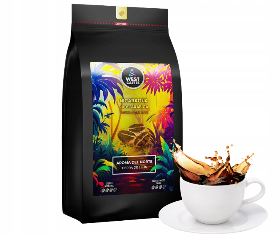 Levně Káva zrnková West Caffee Nikaragua 1 kg