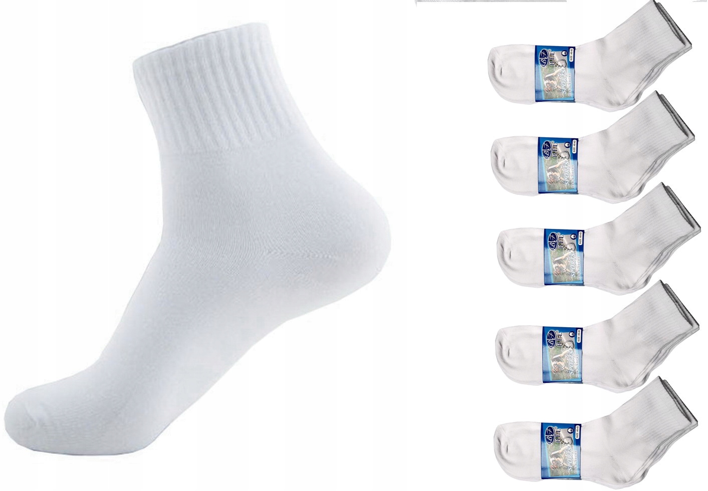 

5x Skarpetki damskie zakostki 38-41cm