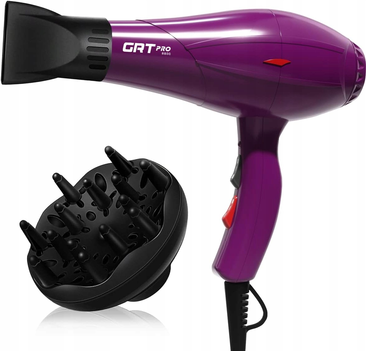 Vysoušeč vlasů Grt Pro 8800 Profesionální 2400W Difuzér Režim Turbo