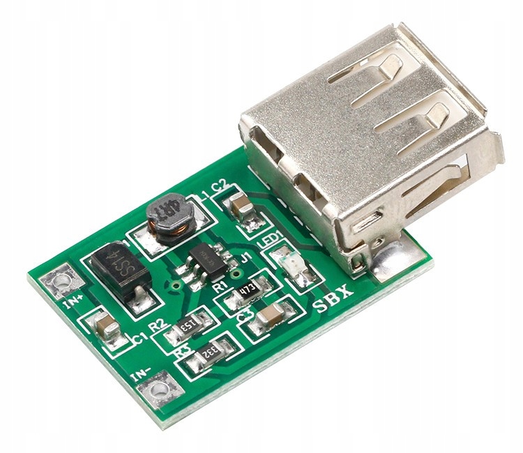 Przetwornica Step-Up 0.9V-5V 5V 600mA USB