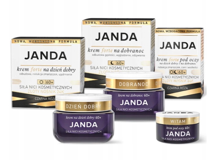 Zestaw Janda krem do twarzy na dzień, na noci krem pod oczy