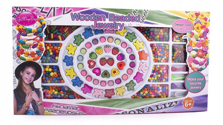 KORALIKI DREWNIANE KREATYWNY ZESTAW BRANSOLETKI Kod producenta 6902022020902