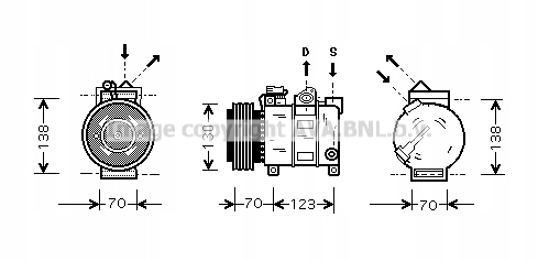 AVA Quality cooling ALAK016 Компрессор кондиционера,
