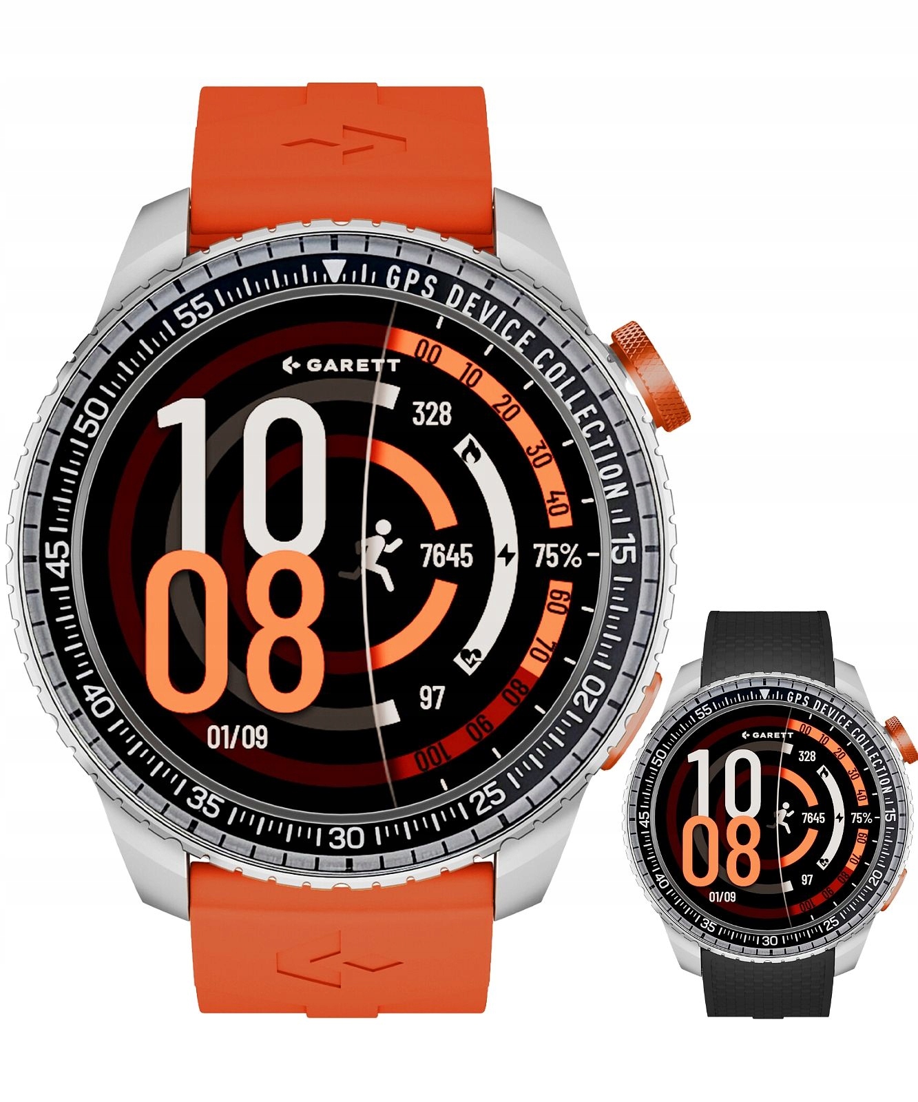 Chytré Hodinky Garett Compass Silver Set Garett -5904238487365