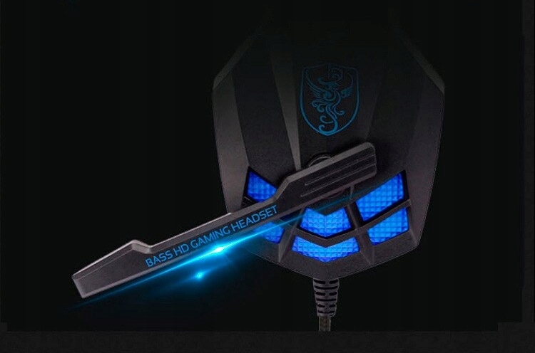 SŁUCHAWKI DLA GRACZY GAMINGOWE LED MIKROFON +COMBO Rodzaj słuchawek wokółuszne