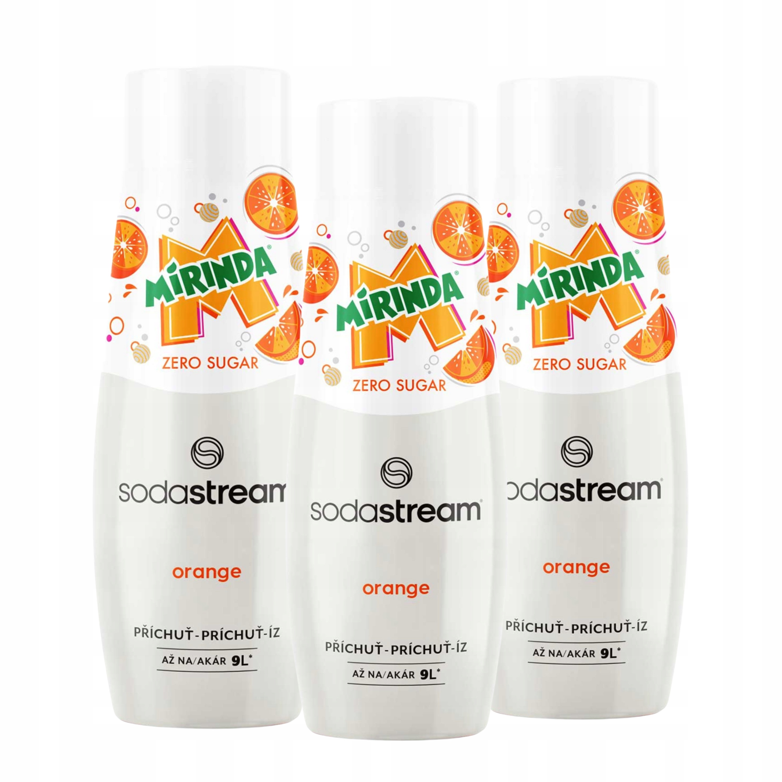 Levně Sirup Sodastream Mirinda Zero 440 ml pro sifon saturátoru CO2, Bez Cukru