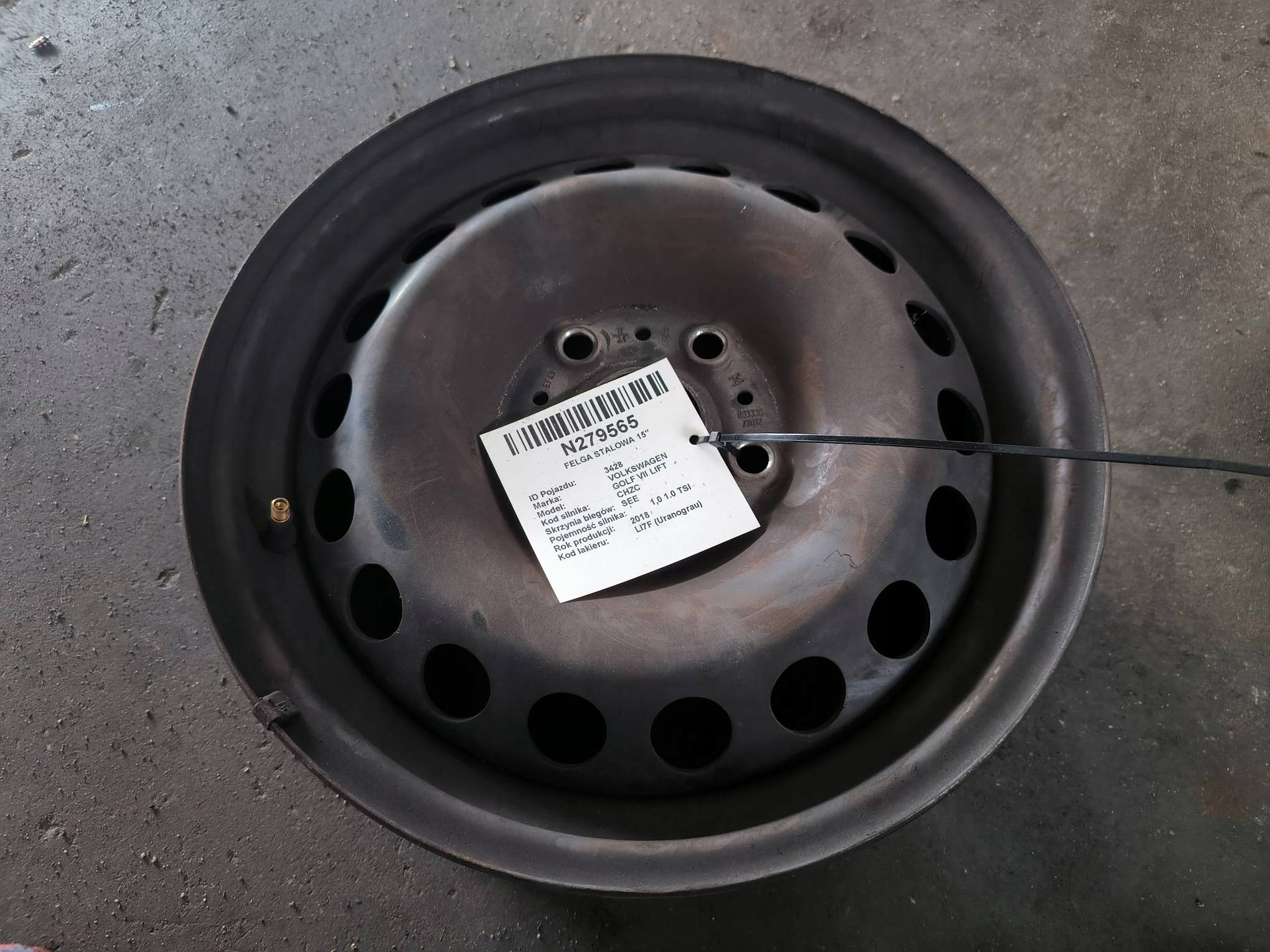 disk STALOWA 15'' 5X112 VOLKSWAGEN GOLF VII LIFT