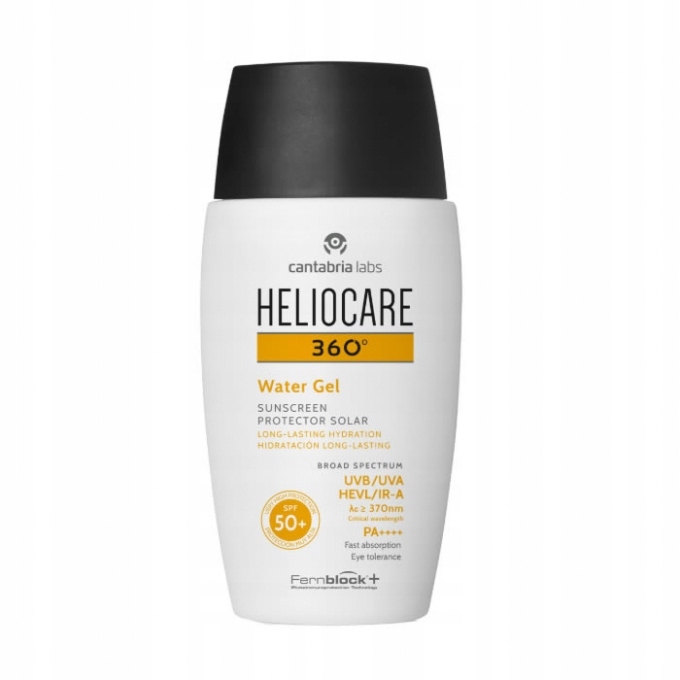 2x Gel-fluid na obličej Heliocare 360 Water gel SPF50+