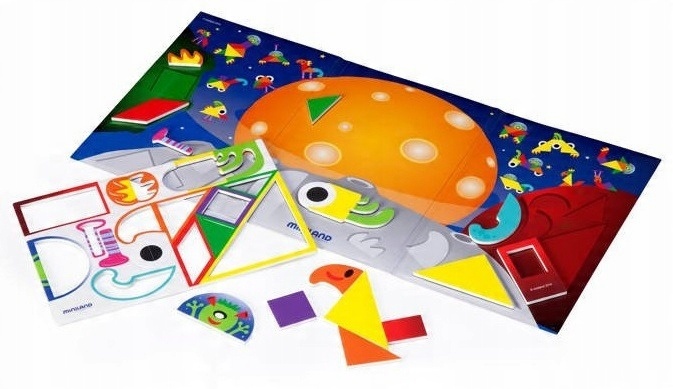

Kosmos zwariowany tangram gra magnetyczna Miniland