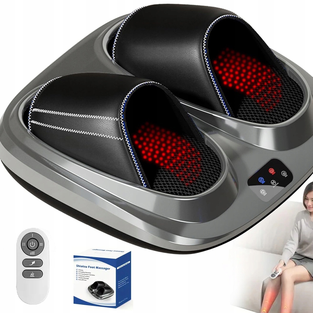 Masażer Stóp Elektryczny Do Stóp Ogrzewania Rehabilitacji Shiatsu W Pilot
