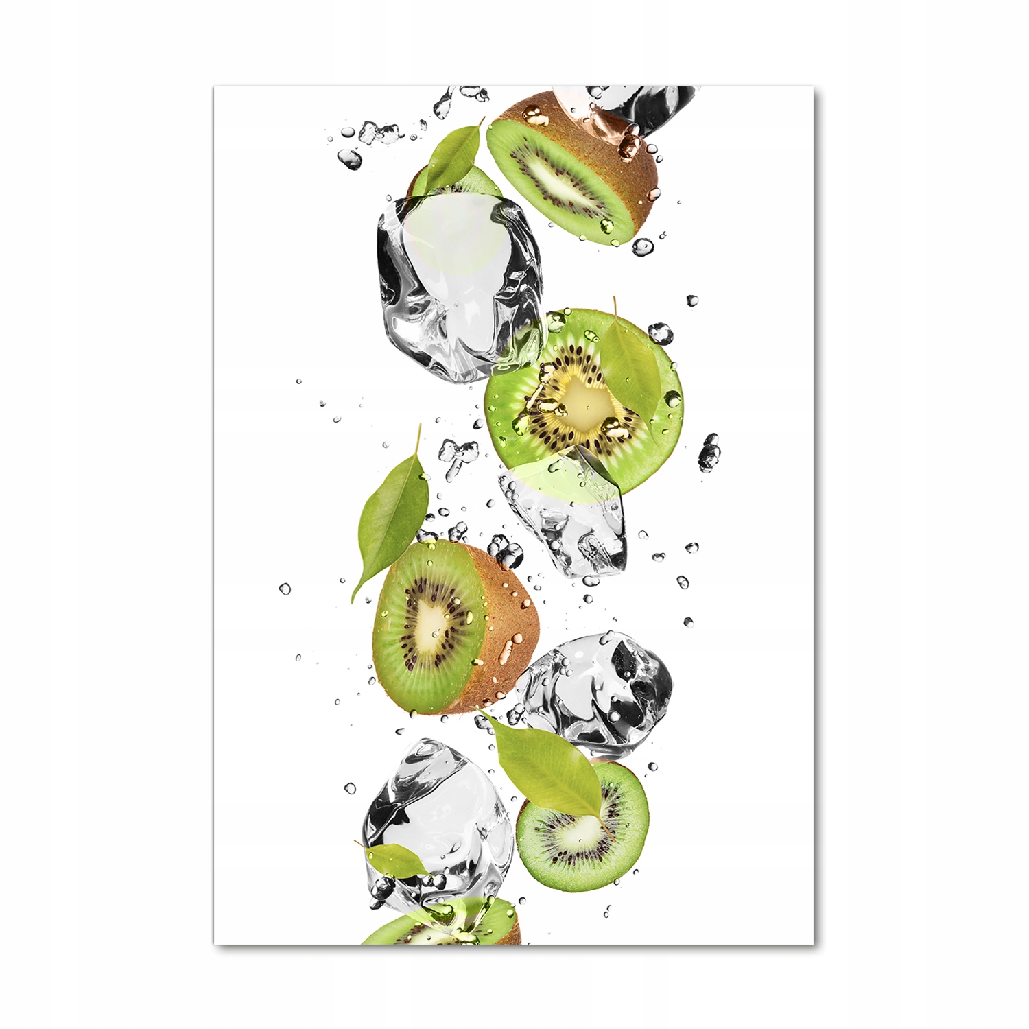 

Nowoczesny fotoobraz akrylowy Kiwi i woda 50x125cm