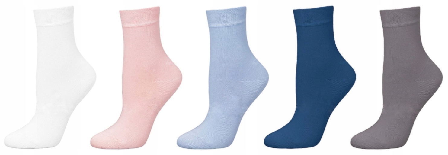 SKARPETY DZIECIĘCE Z BAWEŁNY ELASTYCZNE BEZSZWOWE Rozmiar EU 33-35