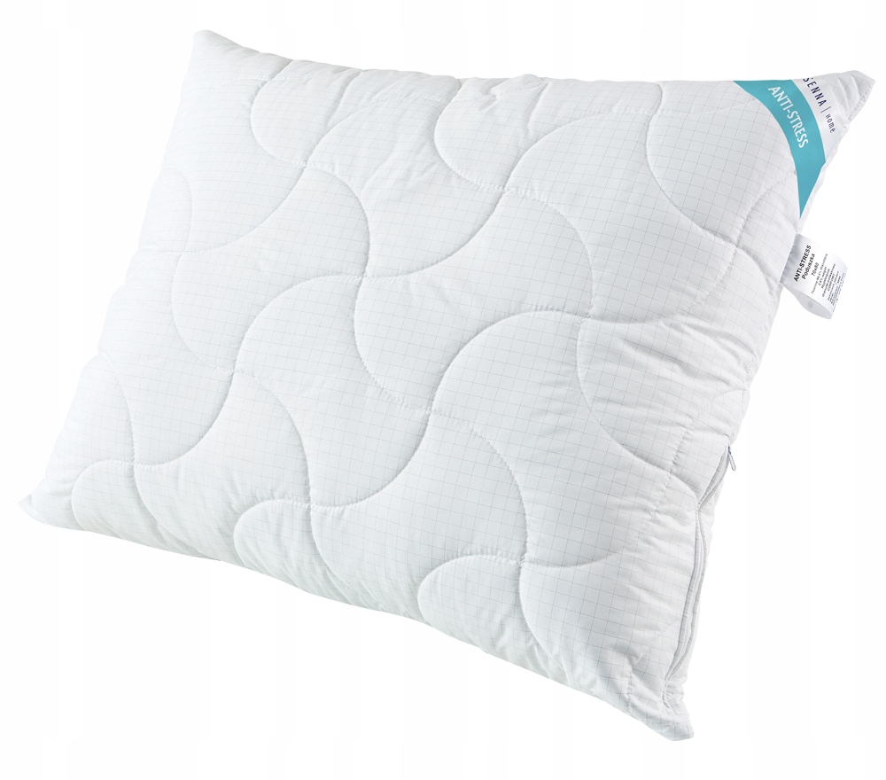 Antialergický polštář poduška 70x80 Antistresová prošívaná 1200 g bílá Inter Widex