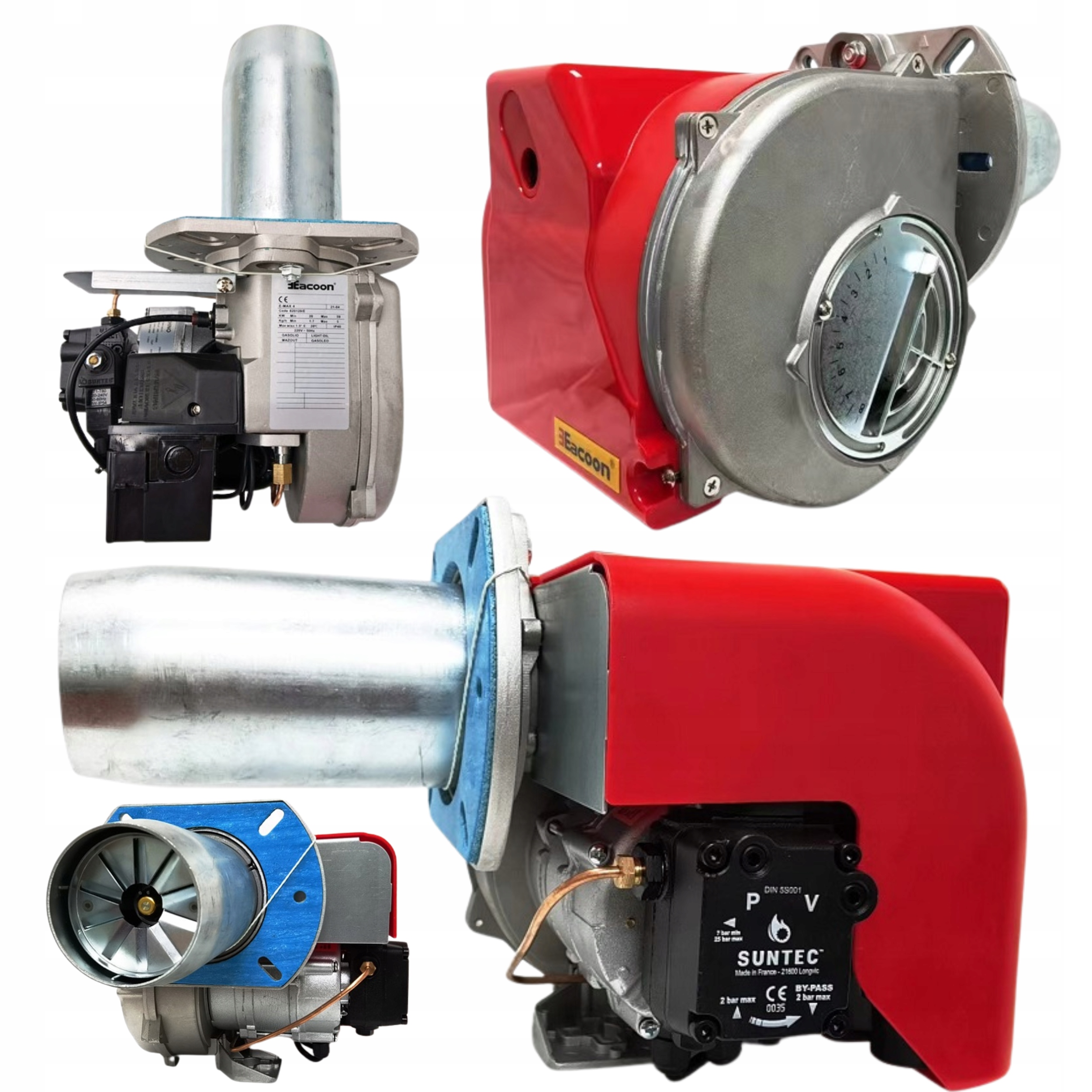 Palnik Olejowy Eacoon E-MAX-12 60-130kW Jednostopniowy L150 Przemysłowy