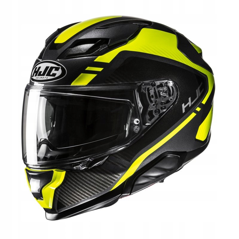 Motocyklová Prilba Hjc F71 Tozz Black Yellow XL