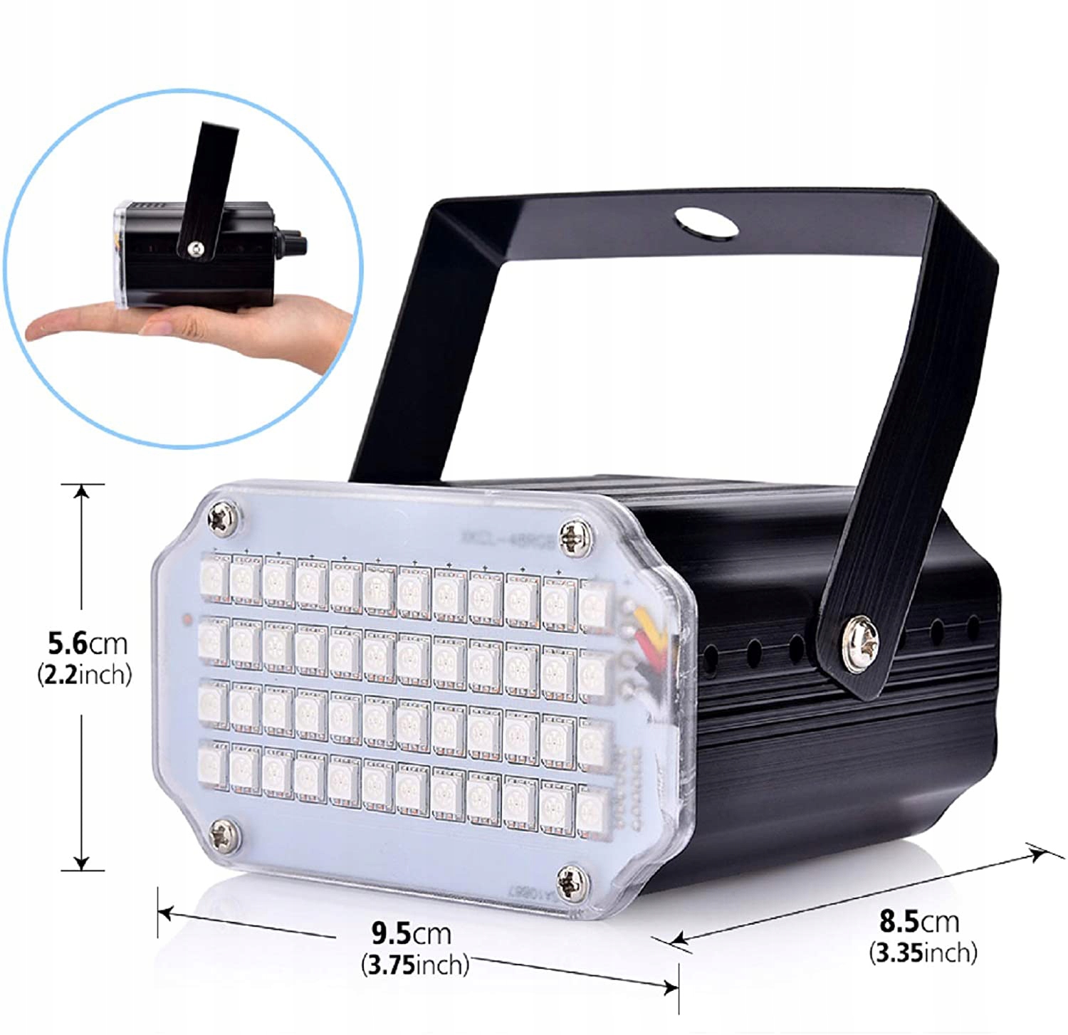 REFLEKTOR SCENICZNY DISCO LED, RGB LAMPY SCENICZNE STROBOSKOPOWE NA IMPREZY Kod producenta Światła Sceniczne