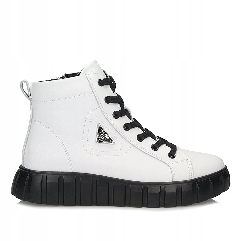 Kožené Kotníkové Boty dámské šněrovací Filippo DBT4146/25 Wh