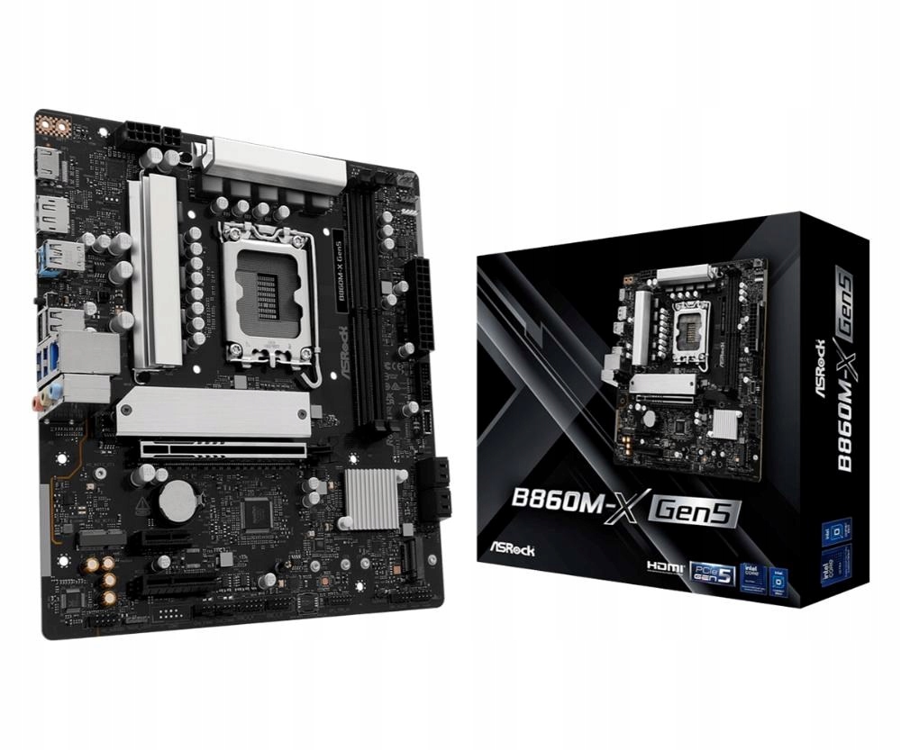 ASRock Mb Sc LGA1871 B860M-X Gen5, Intel B860, 2xDDR5, 1xDP, 1xHDMI, …