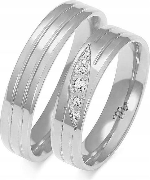 Svatební zlatý snubní prsten pro pár 14K 585 r 23 24 25, elegantní model gravírování