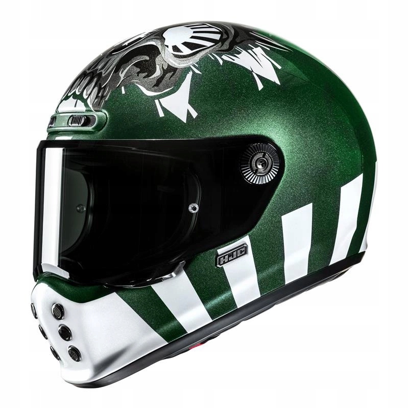 Motocyklová prilba Hjc V10 Crania Green/white zelená biela Darčeky
