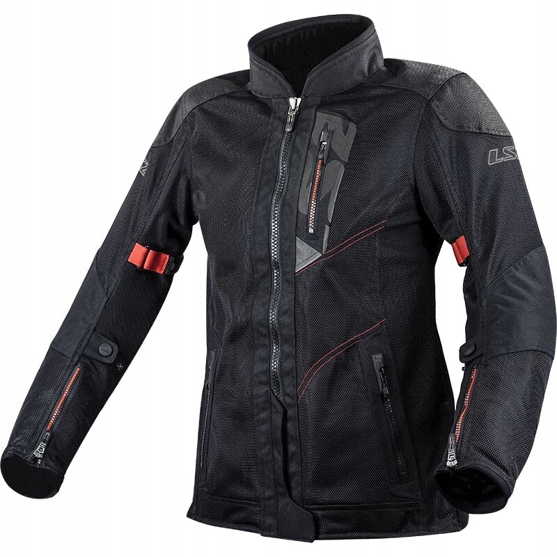 LS2 Alba Black Lady dámska letná vetraná motocyklová bunda S