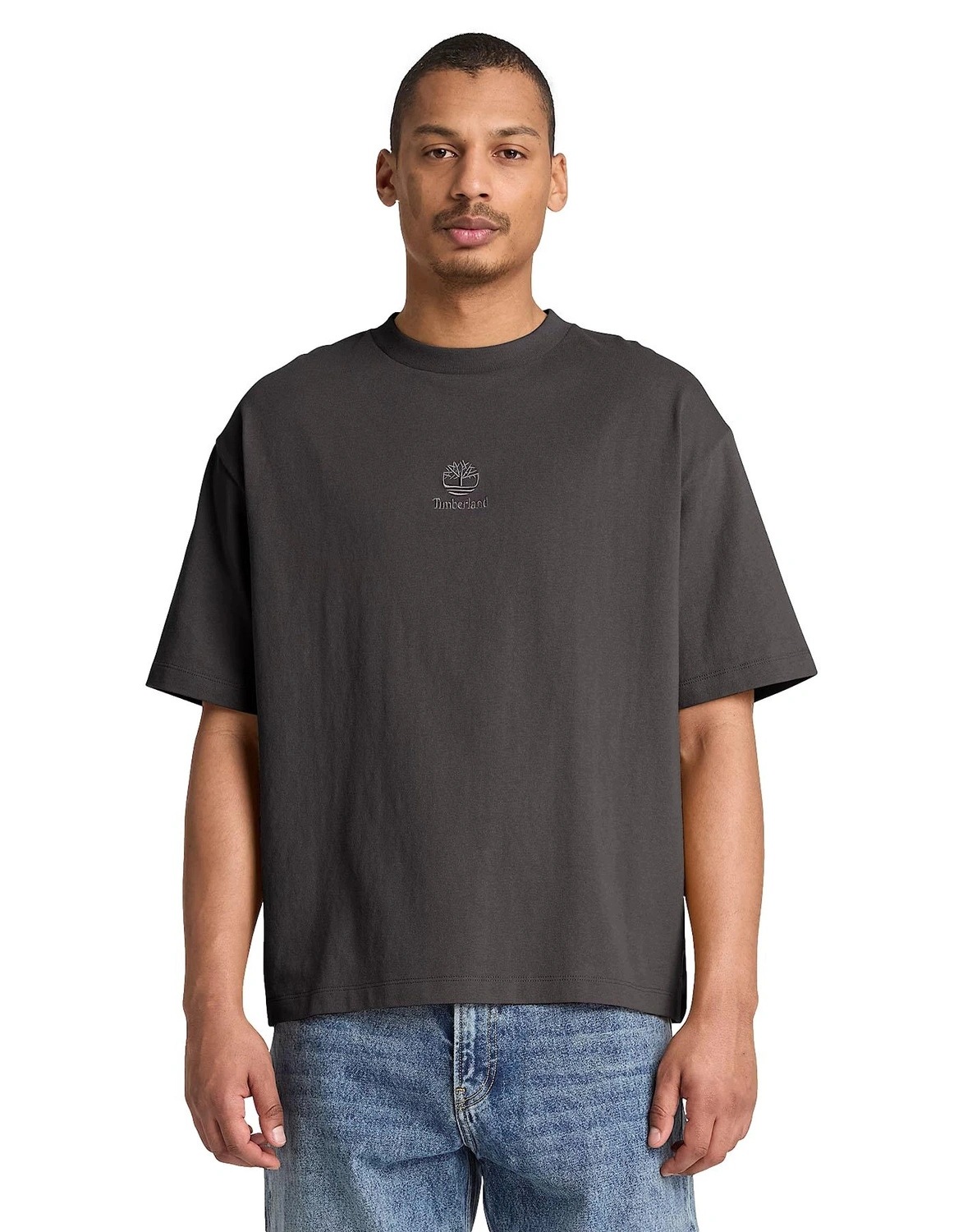 Tričko pánské Timberland tričko tee Shorewood regular černé bavlněné