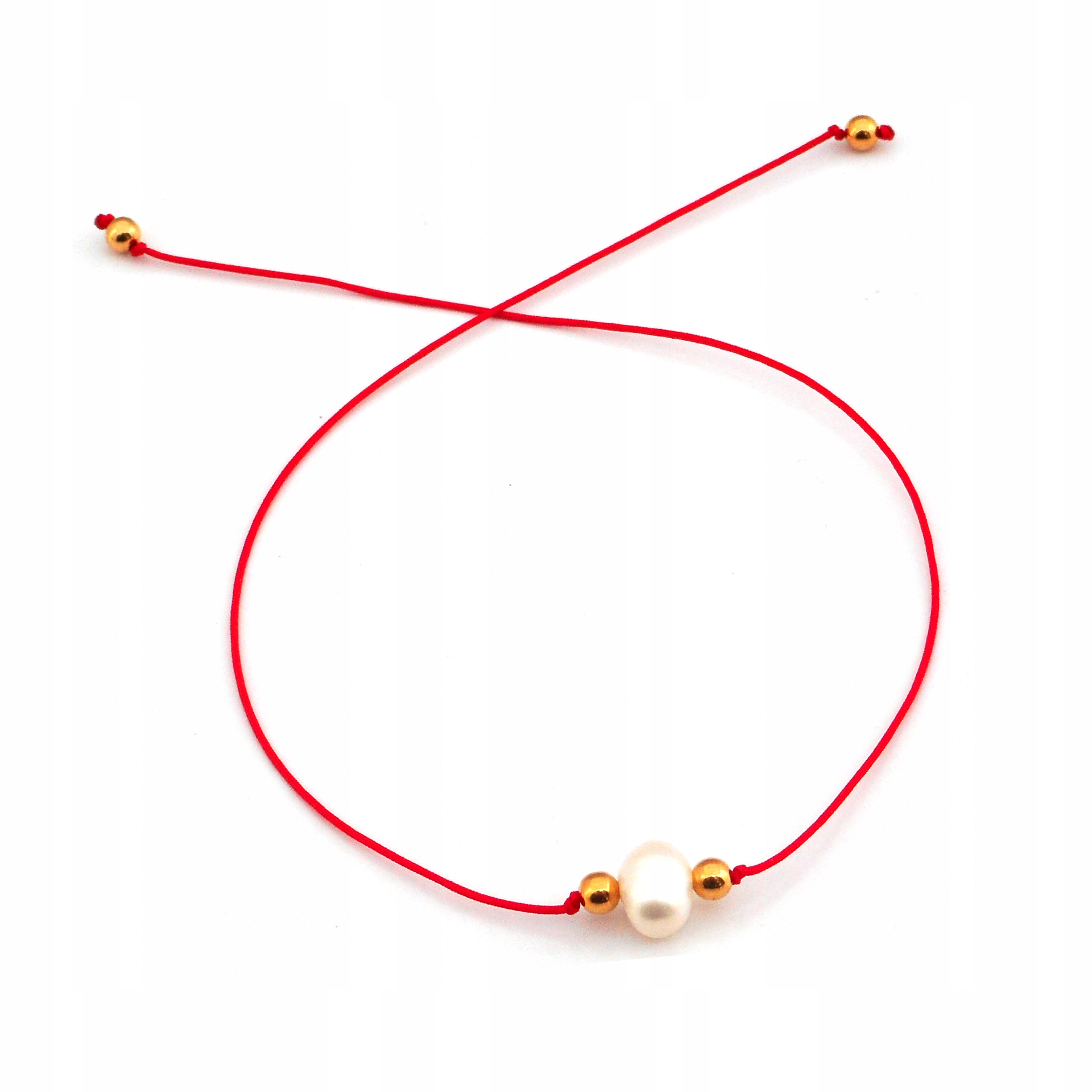 

Bransoletka szczęścia perła naturalna srebro 925