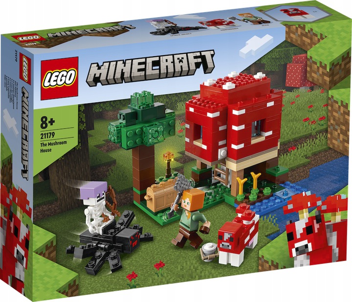 

Lego Minecraft 21179 Dom W Grzybie