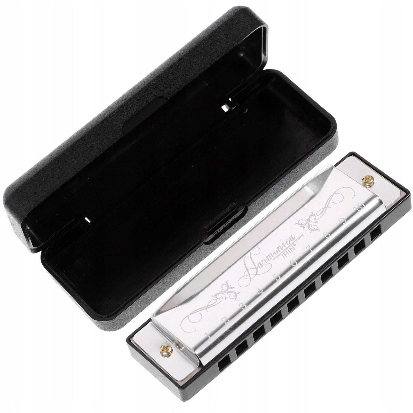 METALOWY KLUCZ HARMONICZNY DZIESIĘĆ OTWORÓW LUKSUSOWY