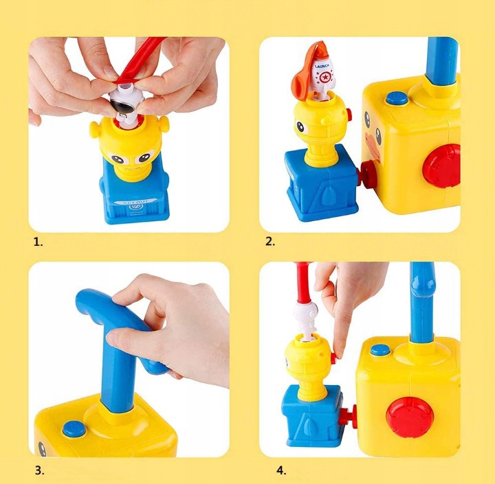 Power Balloon AUTA Z NAPĘDEM pompka balony pojazdy Materiał plastik