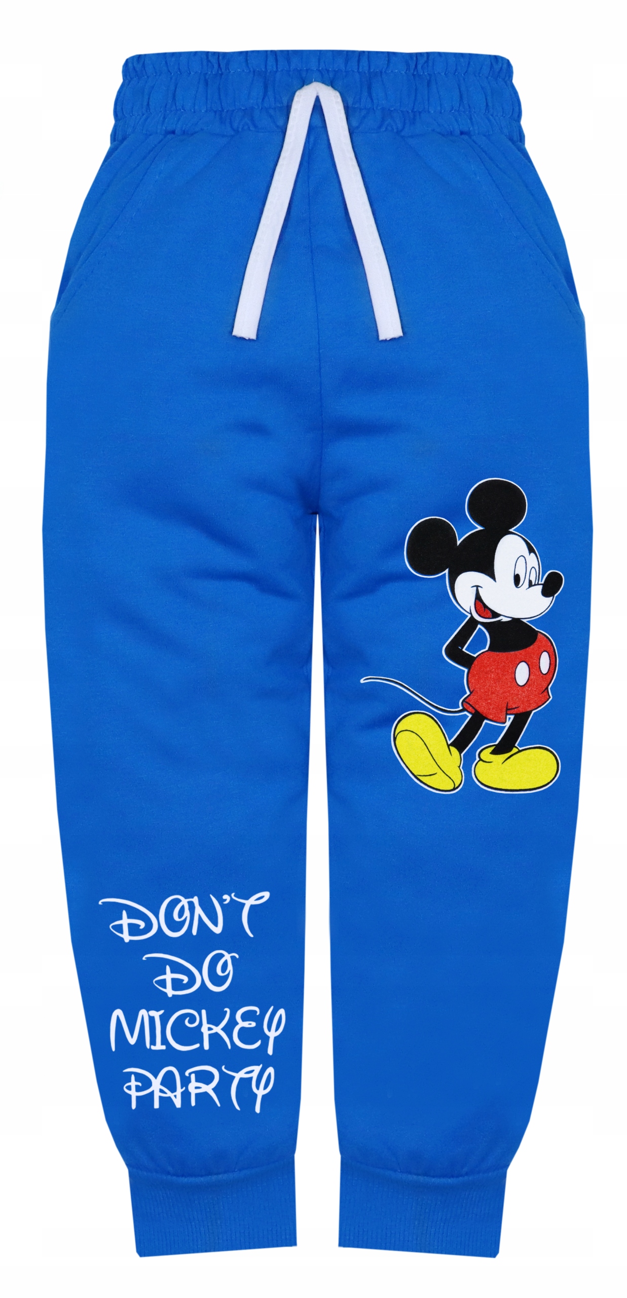 

3530 Bawełniane Spodnie Dresowe Mickey Mouse r 110