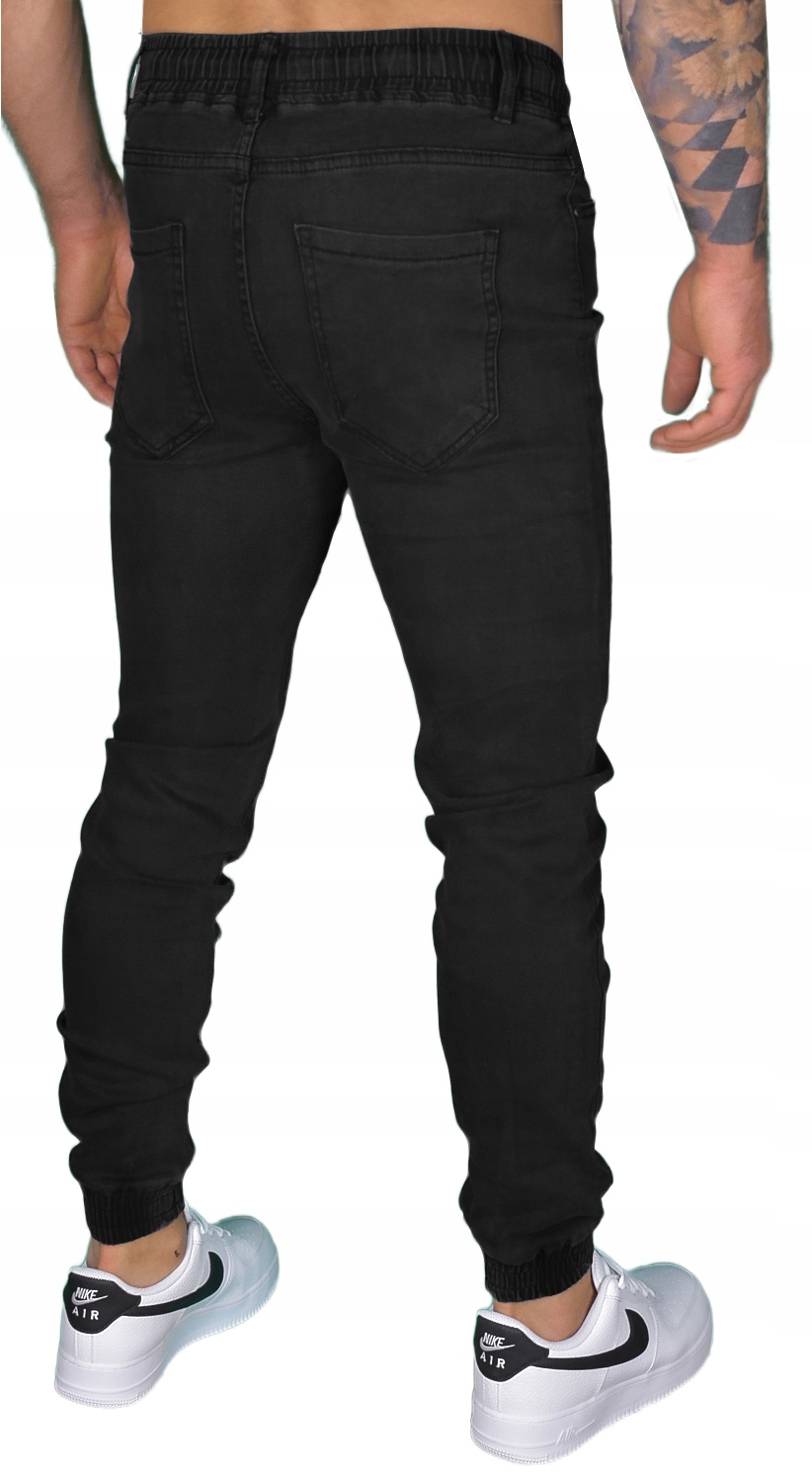 MĘSKIE SPODNIE JOGGERY JEANSY BOJÓWKI ELASTYCZNE JAKOŚĆ Model 8103#