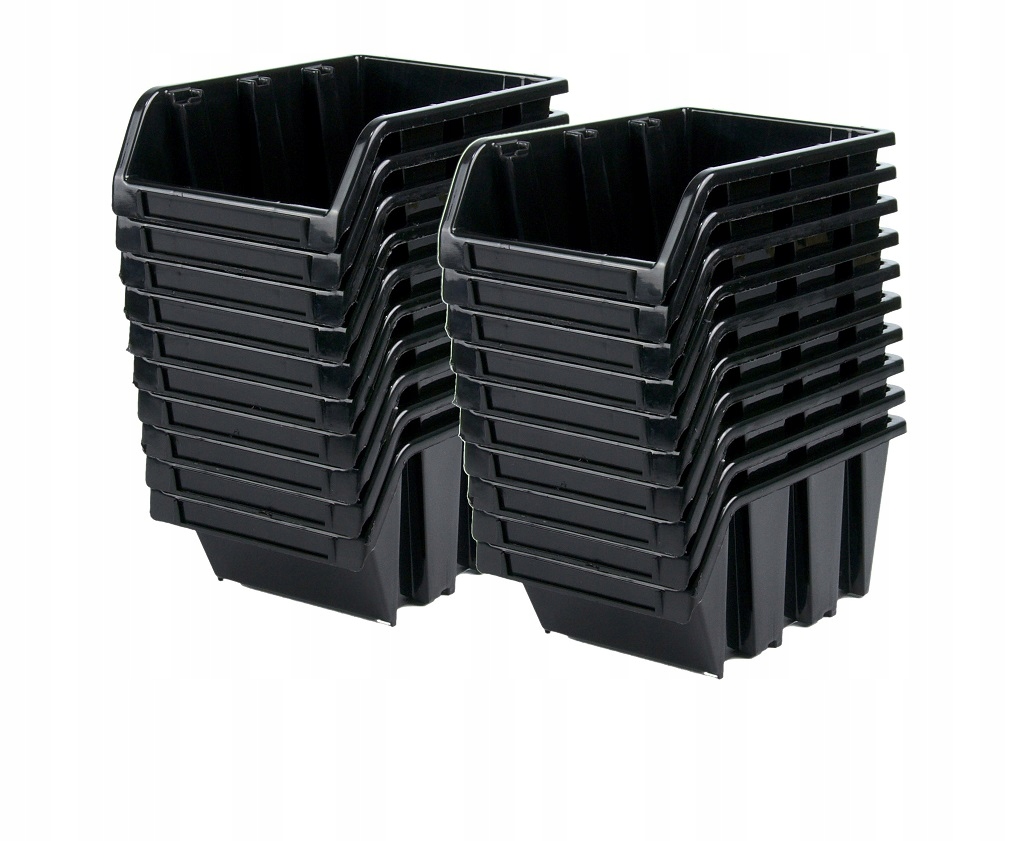 

Pojemnik magazynowy Zestaw 20x Kuweta NP8 Czarna