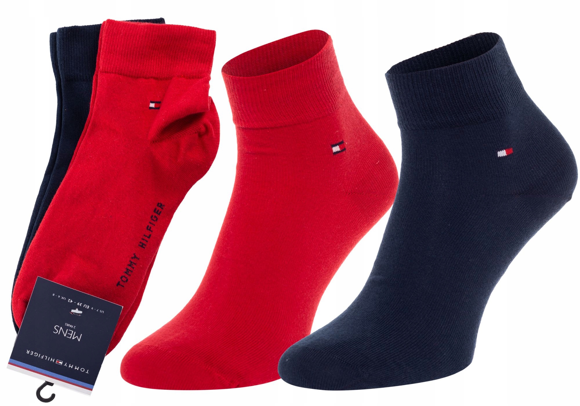 

Tommy Hilfiger Stopki Skarpetki 2 Pary r. 43-46