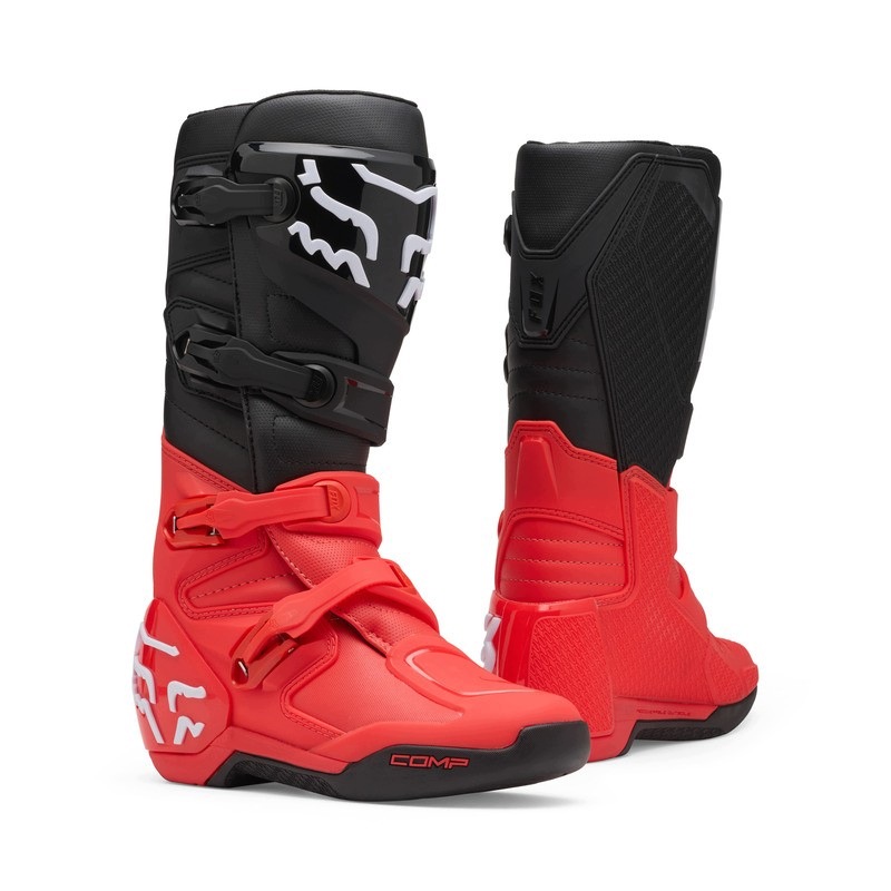 Motocyklové Topánky Fox Comp Boot Red (11.5)