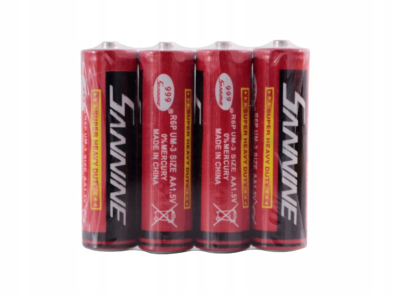 

Mocne Baterie Aa huatai/sunnine R6P 1.5V 4szt