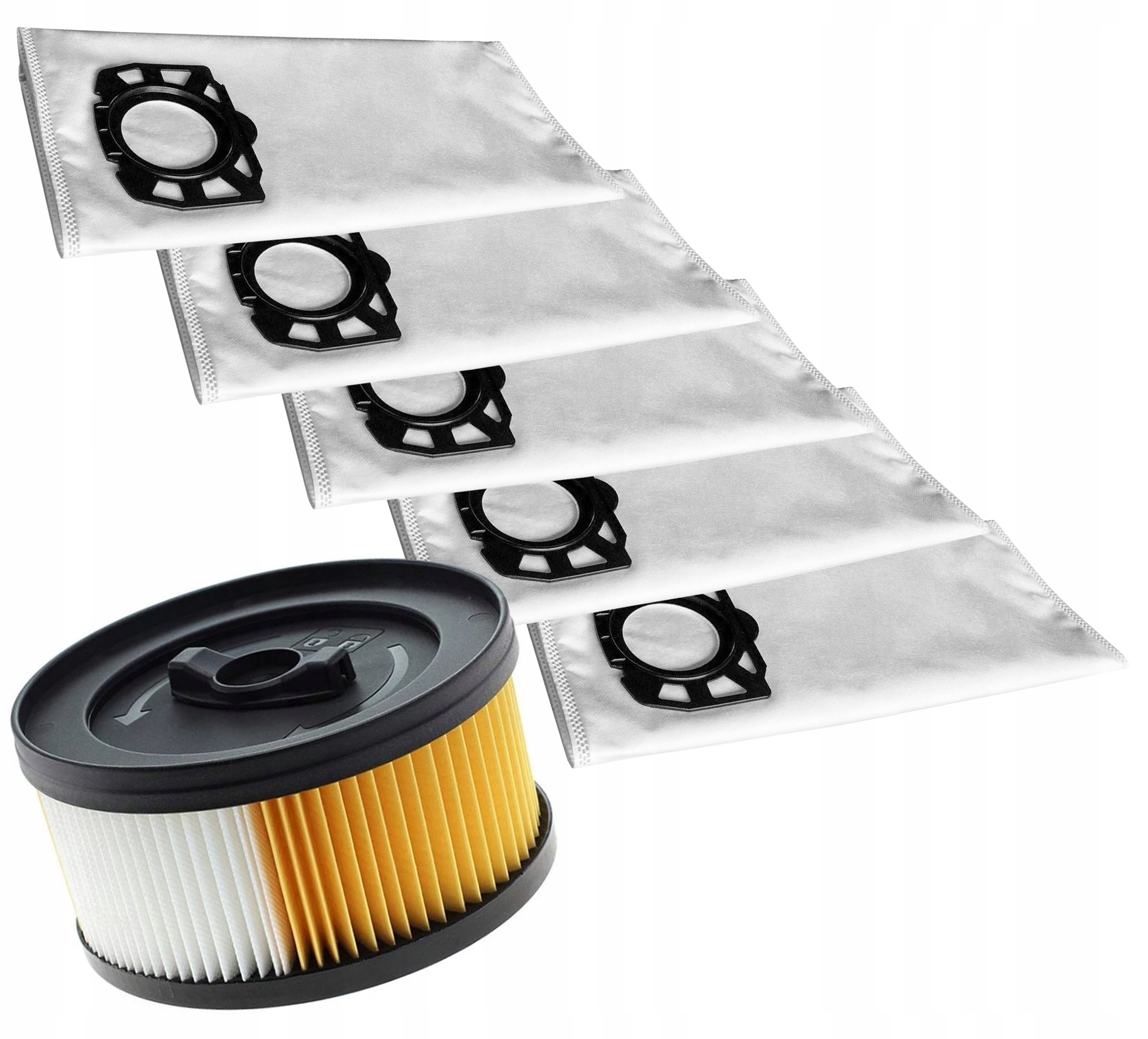

5x Worki Filtr Do Karcher Wd 4.200 5.400 5.600 5.2