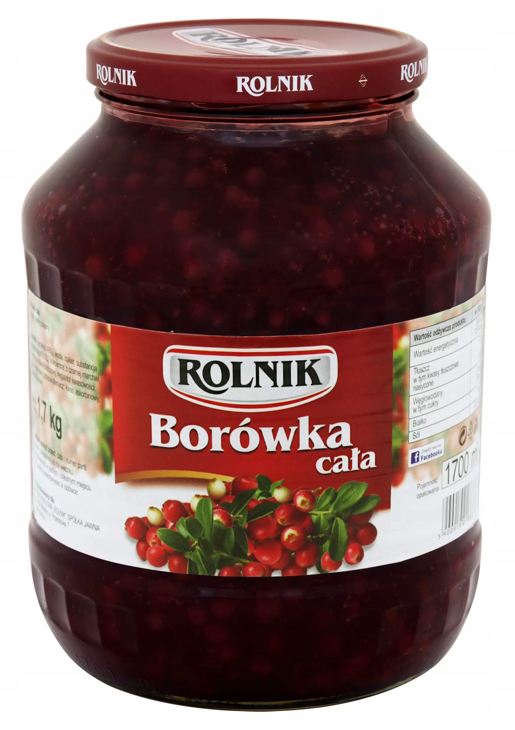 ROLNIK BORÓWKA CAŁA 1700 ML