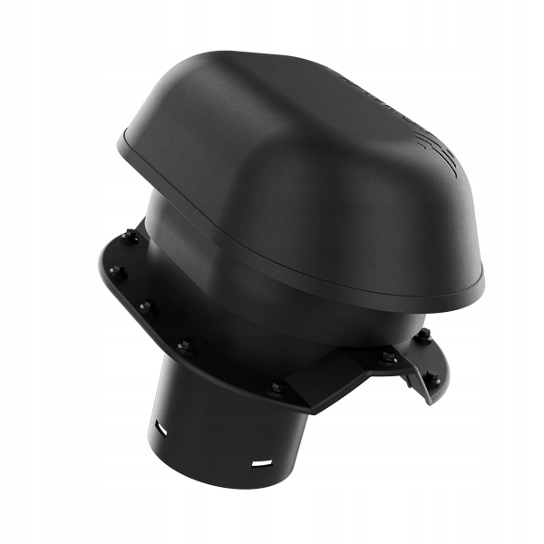 Sanitární větrací otvor fi 125 pro trapézový plech T35 Ral 9005
