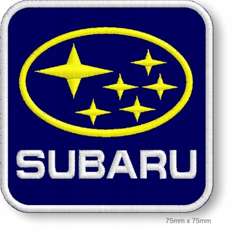 

Naszywka termo Subaru tuning 75mm x 75mm haft