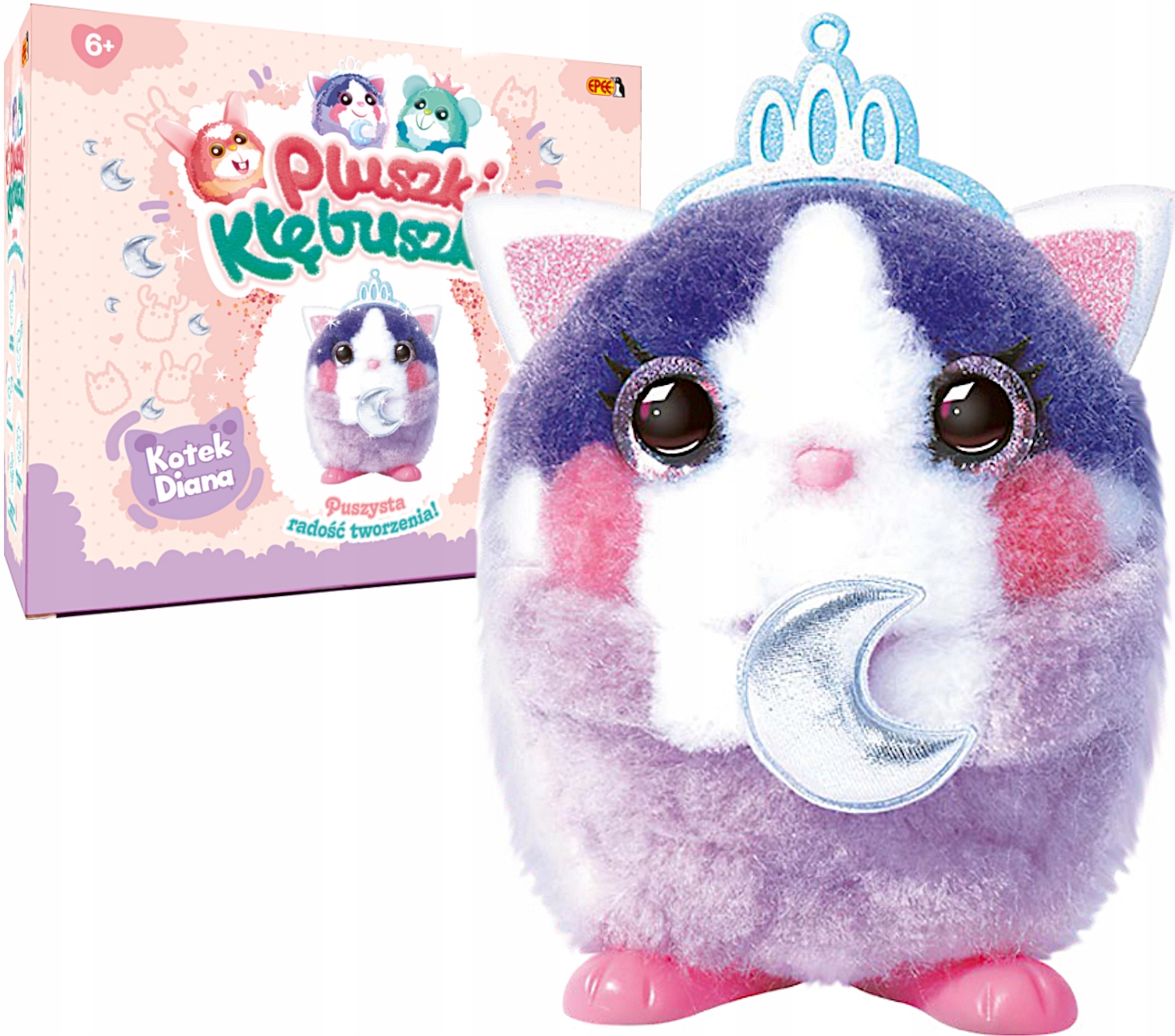 

Pluszki Kłębuszki Diy Kotek Diana Pluszk 97EL Epee